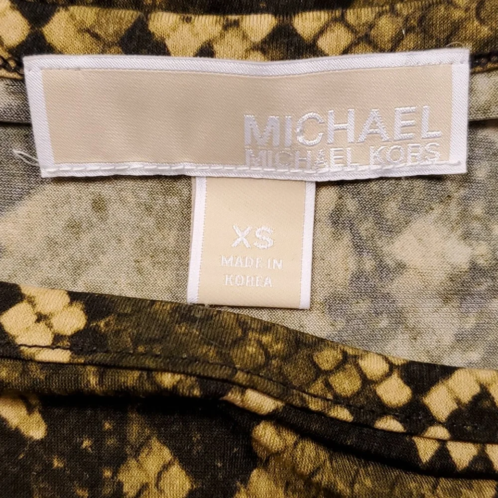 MICHAEL Michael Kors Snake Print Dress XS  NWOT - Picture 6 of 11